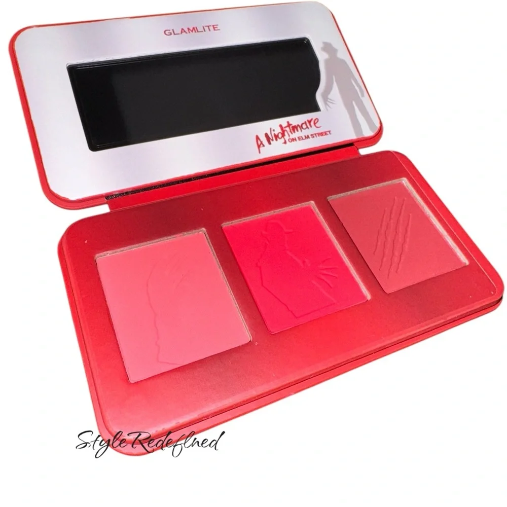 Nightmare on Elm Street x Glamite Chest of Souls Blush Trio